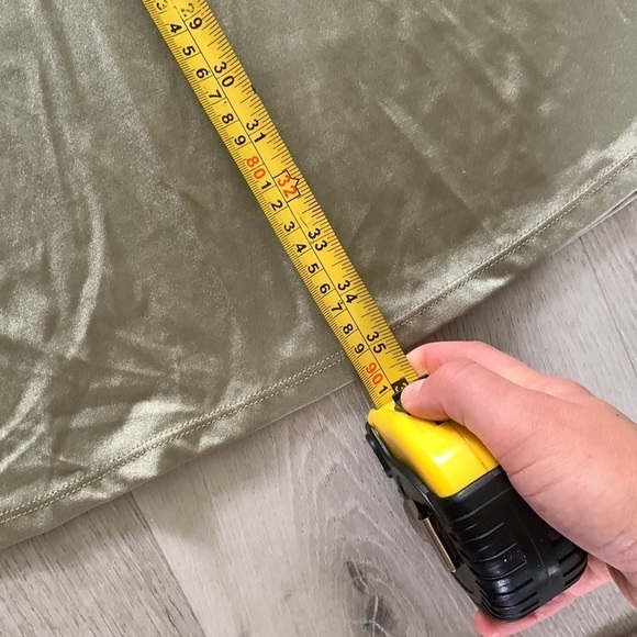 Badgley Mischka one piece swimsuit‎ dress beach rhinestone shimmer sage green M - Picture 6 of 12